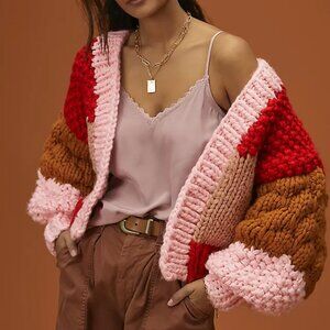 Vicky Knits Chunky Knit Cardigan